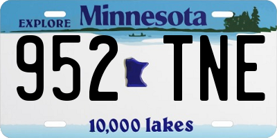 MN license plate 952TNE