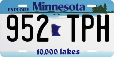 MN license plate 952TPH