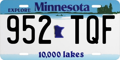 MN license plate 952TQF
