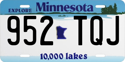 MN license plate 952TQJ