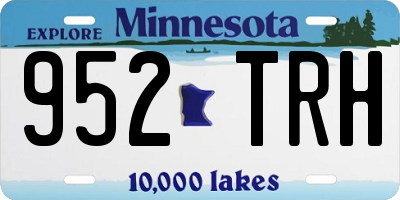 MN license plate 952TRH