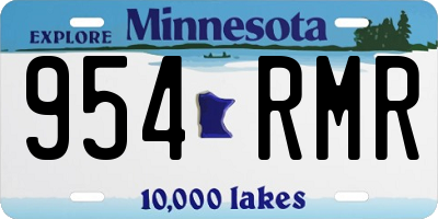 MN license plate 954RMR