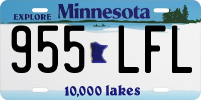 MN license plate 955LFL