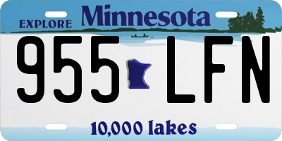 MN license plate 955LFN