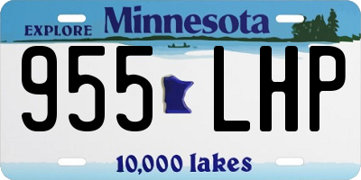 MN license plate 955LHP