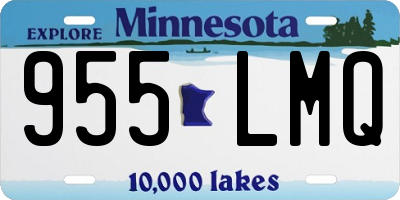 MN license plate 955LMQ