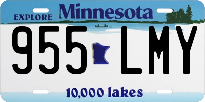 MN license plate 955LMY