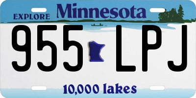 MN license plate 955LPJ