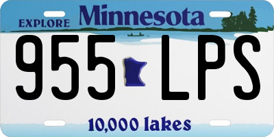MN license plate 955LPS
