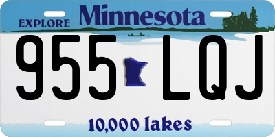 MN license plate 955LQJ