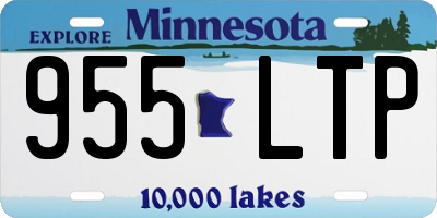 MN license plate 955LTP