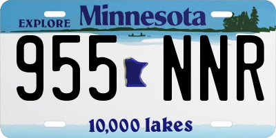 MN license plate 955NNR