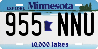 MN license plate 955NNU