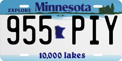 MN license plate 955PIY