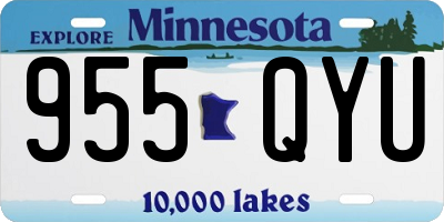 MN license plate 955QYU