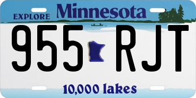 MN license plate 955RJT