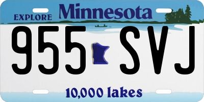 MN license plate 955SVJ