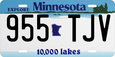 MN license plate 955TJV