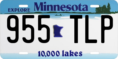 MN license plate 955TLP