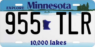 MN license plate 955TLR