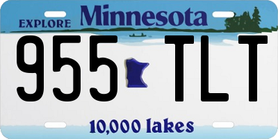MN license plate 955TLT