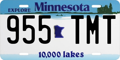 MN license plate 955TMT