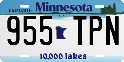 MN license plate 955TPN
