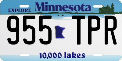 MN license plate 955TPR