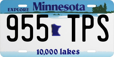 MN license plate 955TPS
