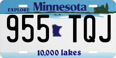 MN license plate 955TQJ