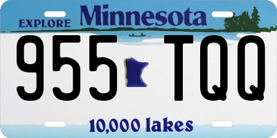 MN license plate 955TQQ