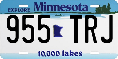 MN license plate 955TRJ