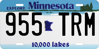 MN license plate 955TRM