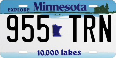 MN license plate 955TRN