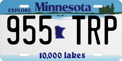 MN license plate 955TRP