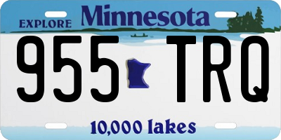 MN license plate 955TRQ