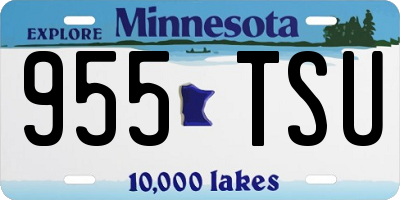 MN license plate 955TSU