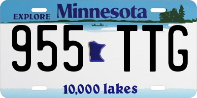 MN license plate 955TTG
