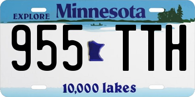 MN license plate 955TTH