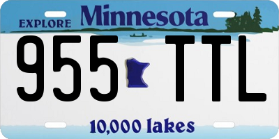 MN license plate 955TTL