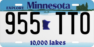 MN license plate 955TTO