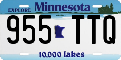 MN license plate 955TTQ