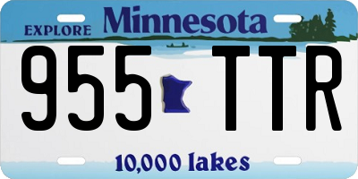 MN license plate 955TTR