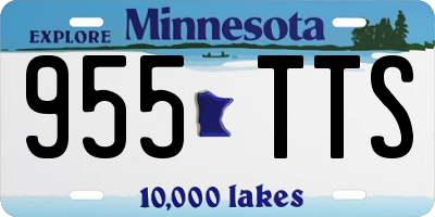 MN license plate 955TTS