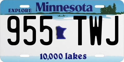 MN license plate 955TWJ