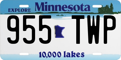 MN license plate 955TWP