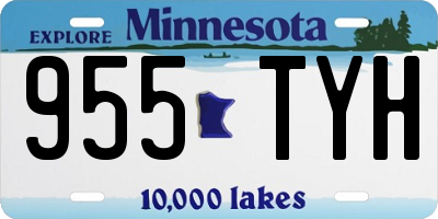 MN license plate 955TYH