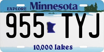 MN license plate 955TYJ