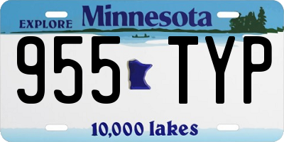 MN license plate 955TYP