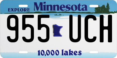 MN license plate 955UCH